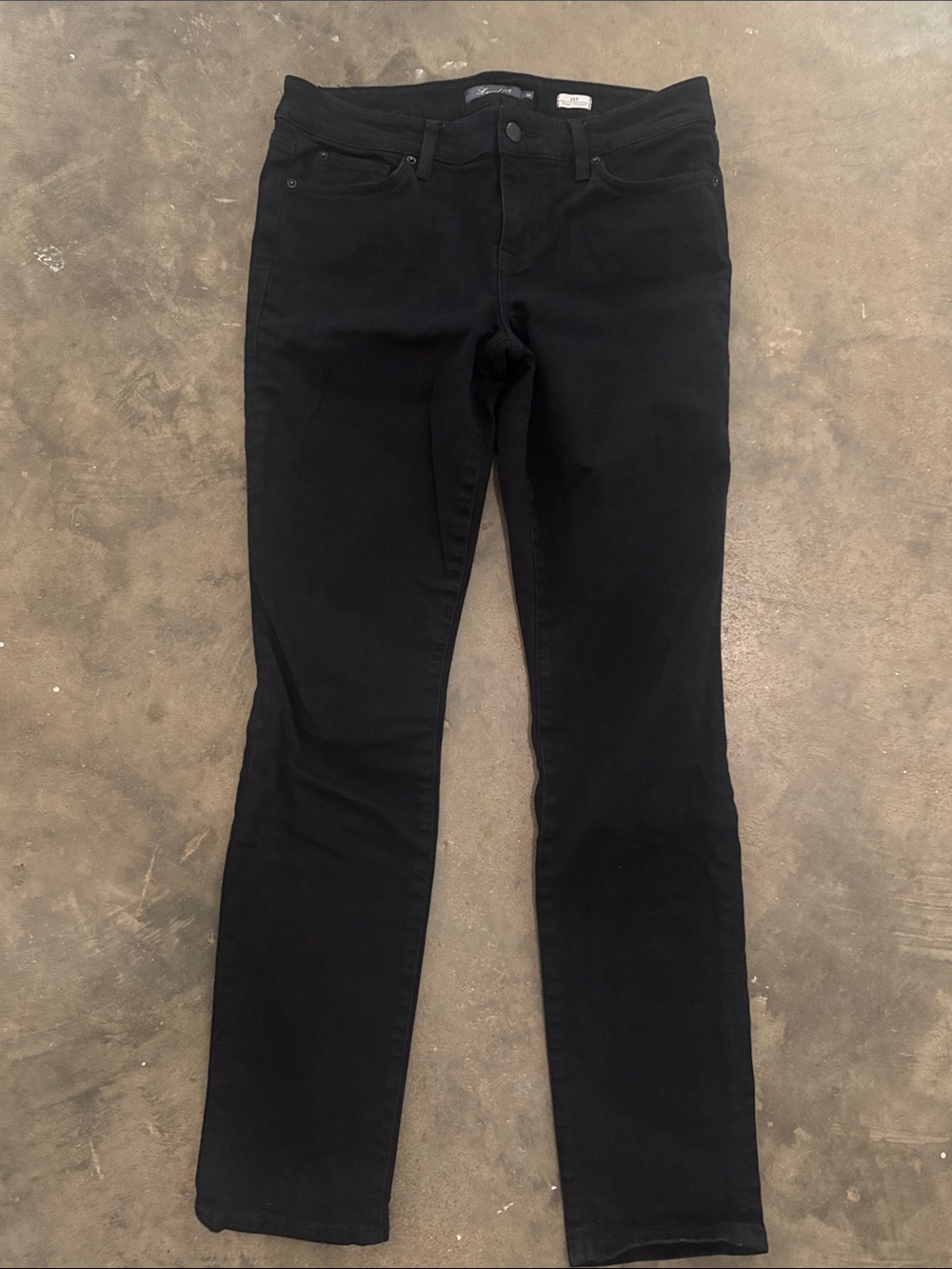 Level 99 Black Skinny Jeans